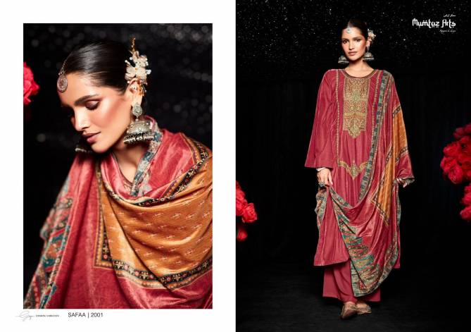 Mumtaz Safaa Velvet 1 Printed Fancy Exclusive Wear Designer Salwar Kameez Collection